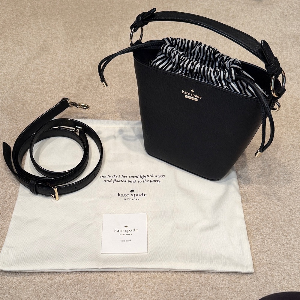 Kate Spade Black and White Shoulder Bag